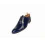 Oferta marimea38, 41 - Pantofi barbati eleganti bleumarin din piele naturala lac, ENZO - LMOD1BLMLAC